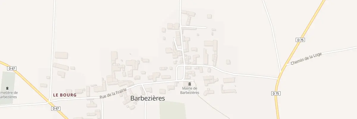 Plan du 1 Che du Chêne à Barbezières