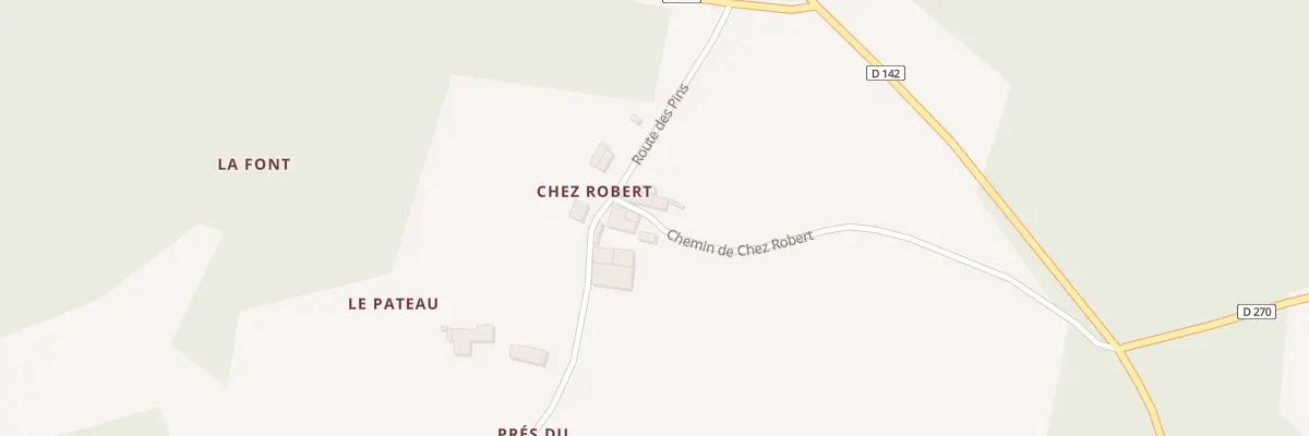 Plan du 5107 Chez Robert à La Genétouze