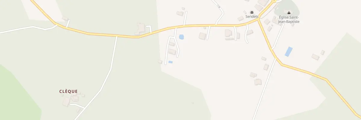 Plan du 14B Le Bourg à Sendets