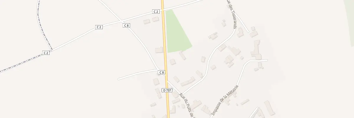 Plan du 8 Rte de Melle à Fontivillié