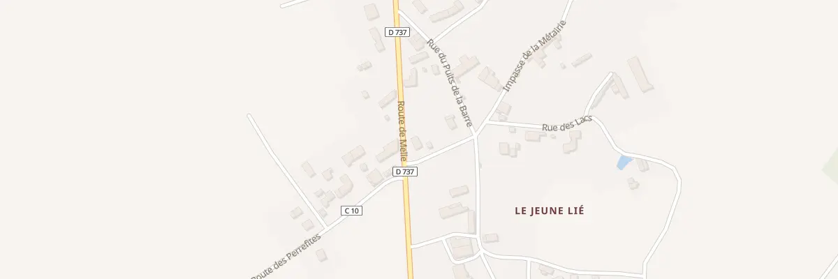 Plan du 1 Rue des Lacs à Fontivillié