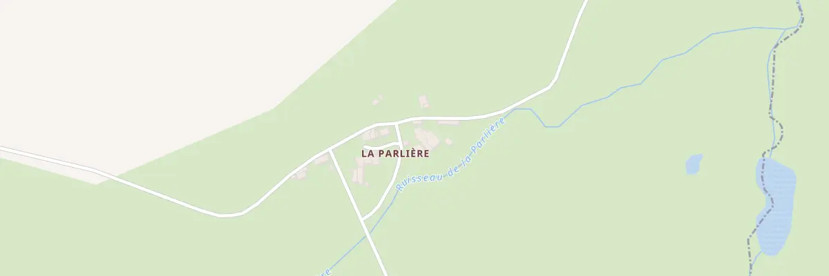 Plan du 6 La Parlière à Fomperron
