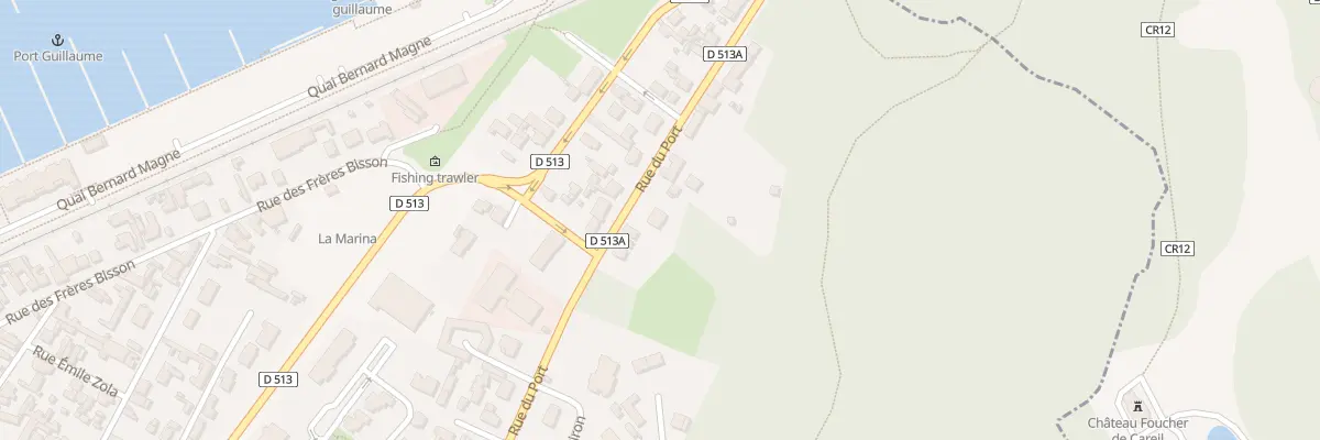 Plan du 34 Rue du Port à Dives-sur-Mer