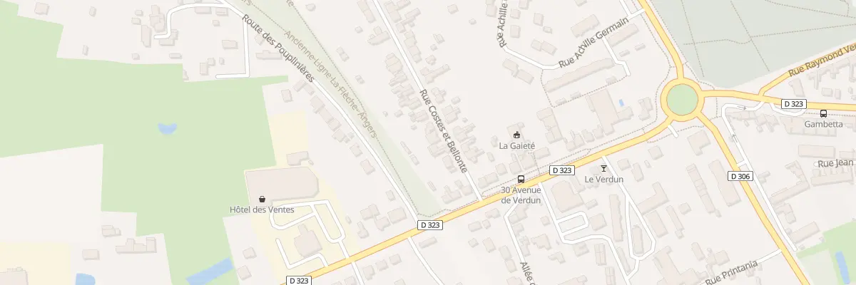 Plan du 5B Rue Costes et Bellonte à La Flèche