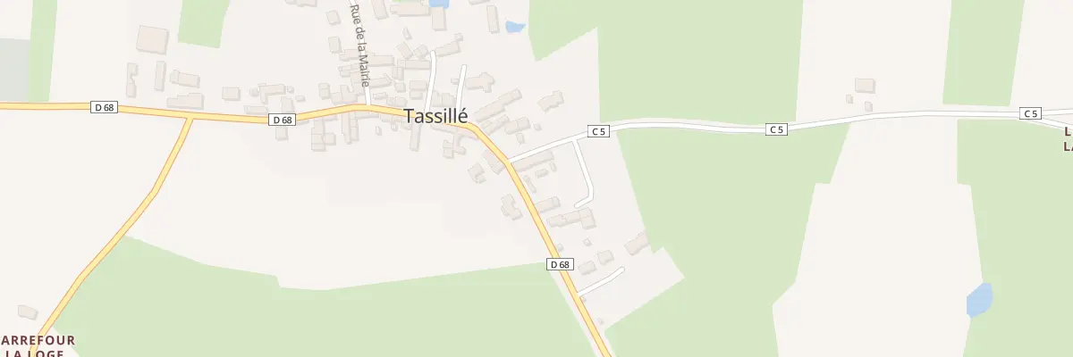 Plan du 15 Rue Principale à Tassillé