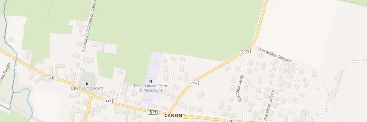 Plan du 8 Rue des Écossais à Mézidon Vallée d’Auge