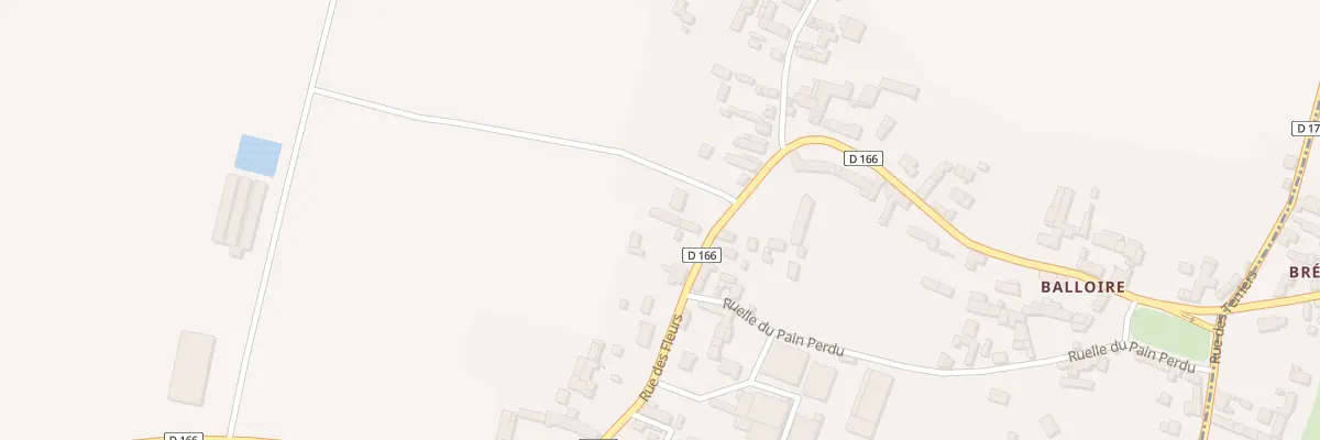 Plan du 261 Rue des Fleurs à Montreuil-Bellay