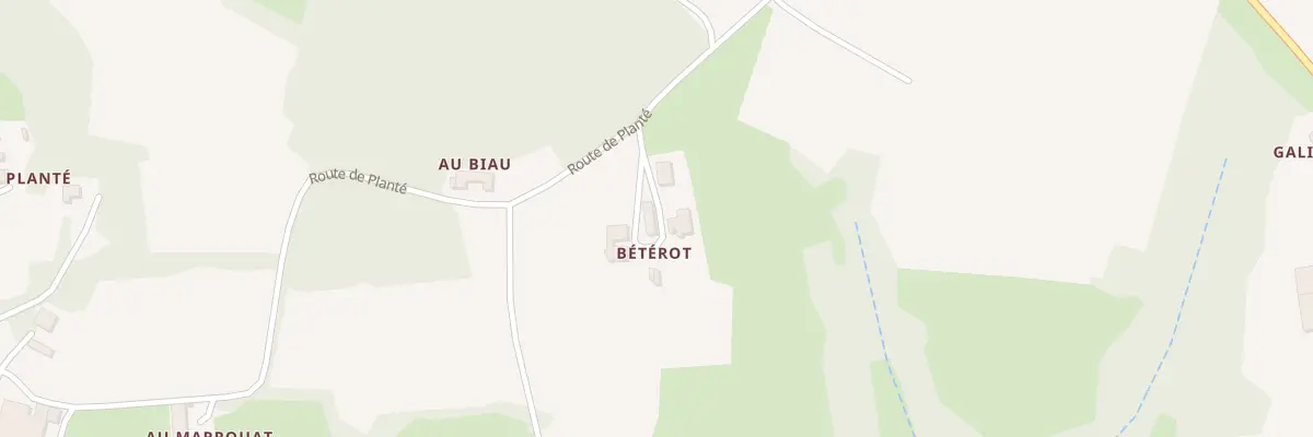 Plan du 5207 Beterot à Panjas