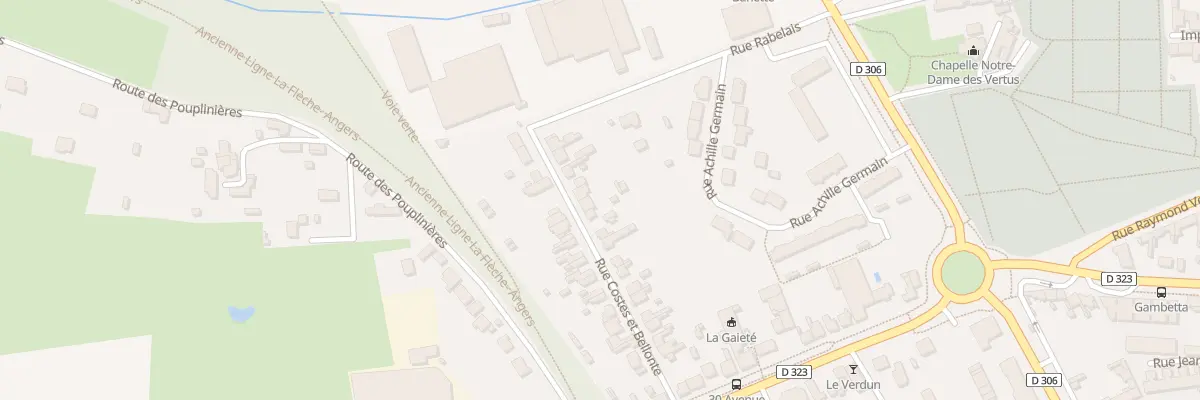 Plan du 24 Cité Costes Bellonte à La Flèche