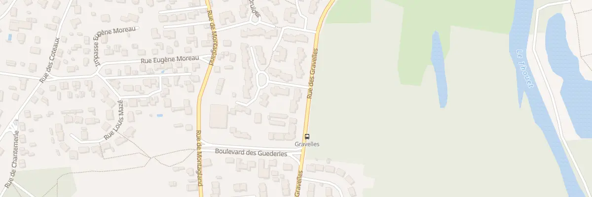 Plan du 374 Rue des Gravelles à Saumur
