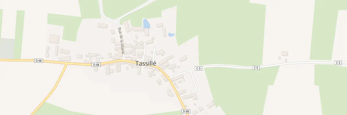 Plan du 11 Rue Principale à Tassillé