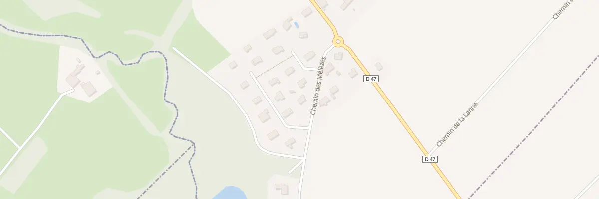 Plan du 2 Che de Melezes à Gardères