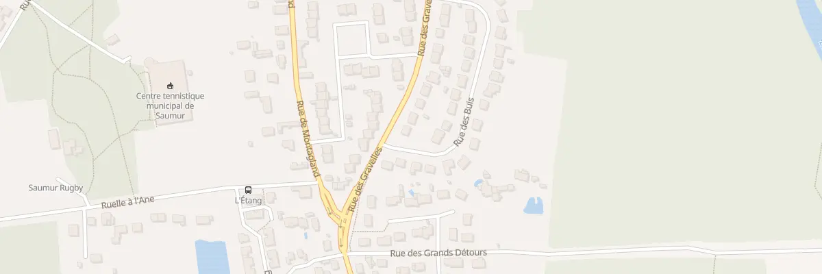 Plan du 671 Rue des Gravelles à Saumur