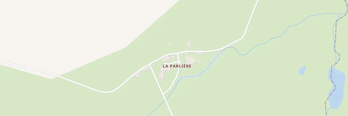 Plan du 5 La Parlière à Fomperron