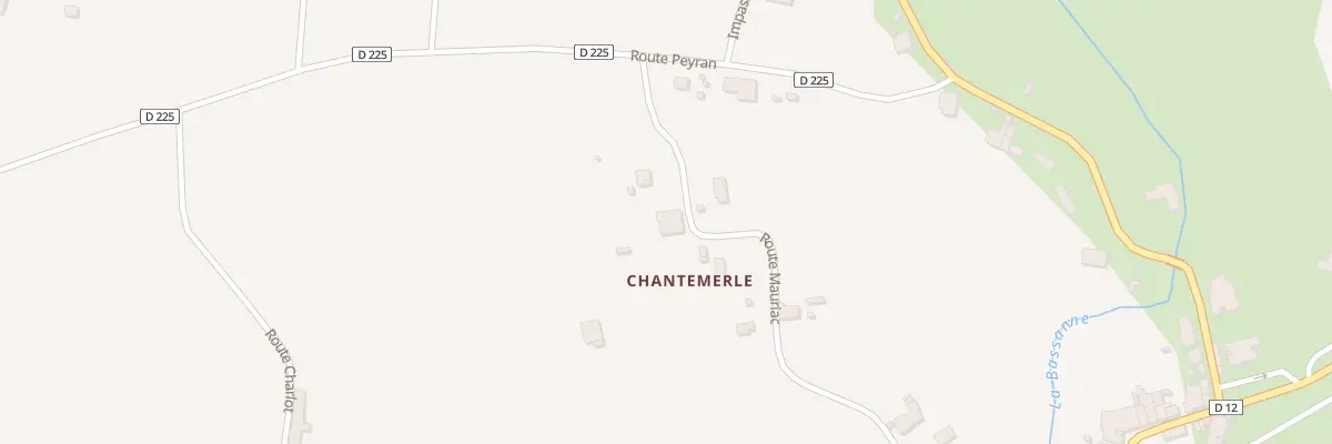 Plan du 57 Chante-Merle à Pondaurat
