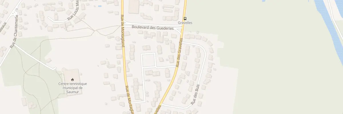 Plan du 552 Rue des Gravelles à Saumur