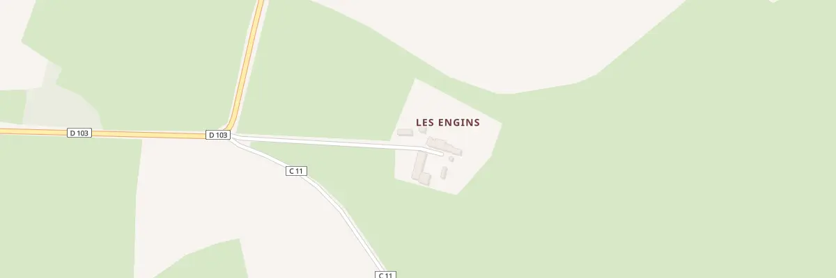 Plan du 5158 Les Engins à Rouez