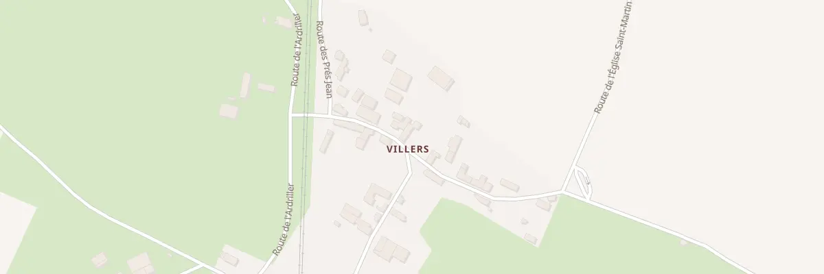 Plan du 143 Rte de Villers à Montabard
