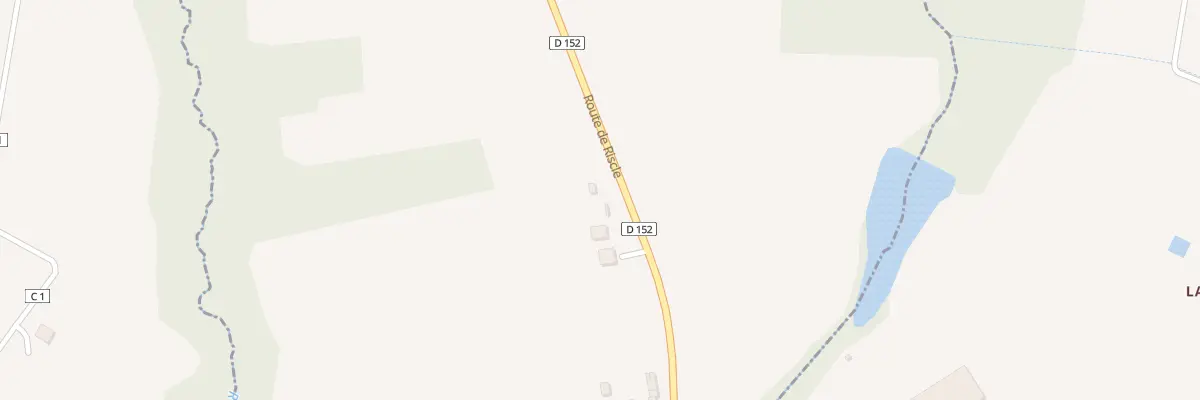 Plan du 5003 Plante Ouest à Saint-Griède