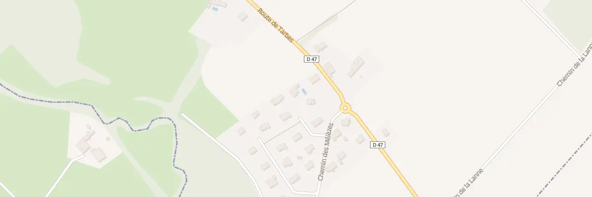 Plan du 6 Imp du Chêne à Gardères