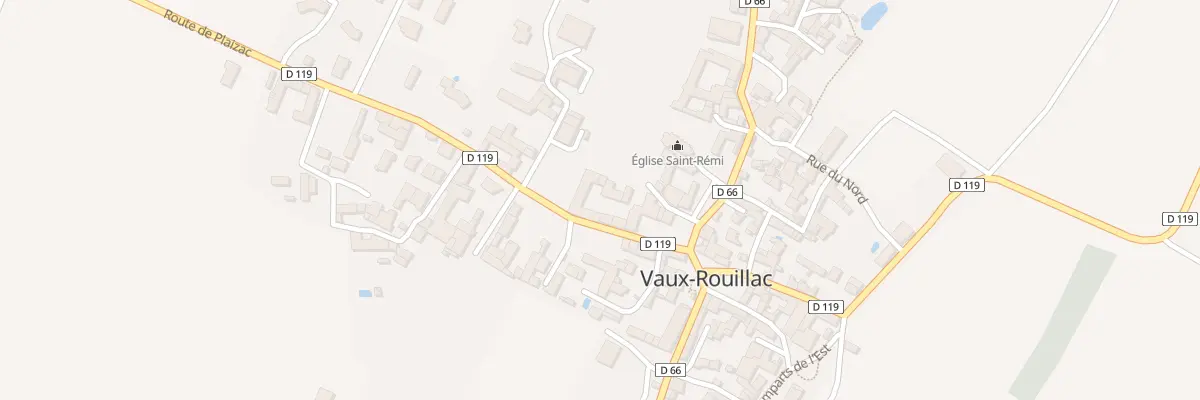 Plan du 70 Rte de Plaizac à Vaux-Rouillac