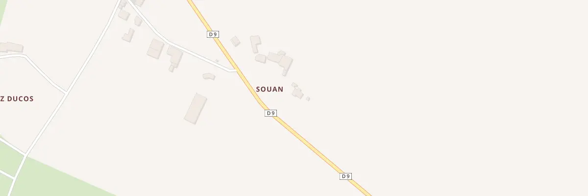 Plan du 1 Souan à Saint-Félix-de-Foncaude