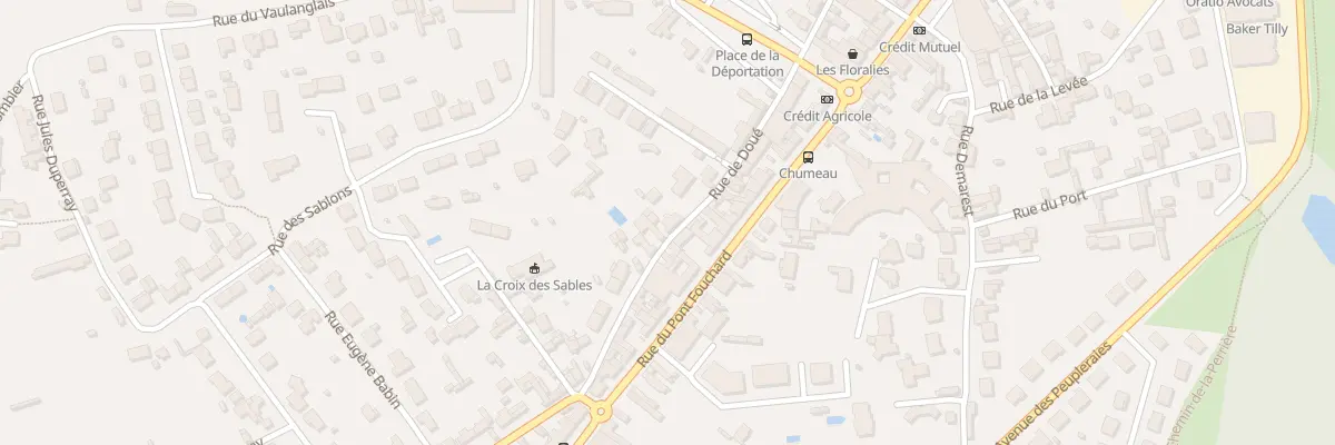Plan du 80 Rue de Doué à Saumur