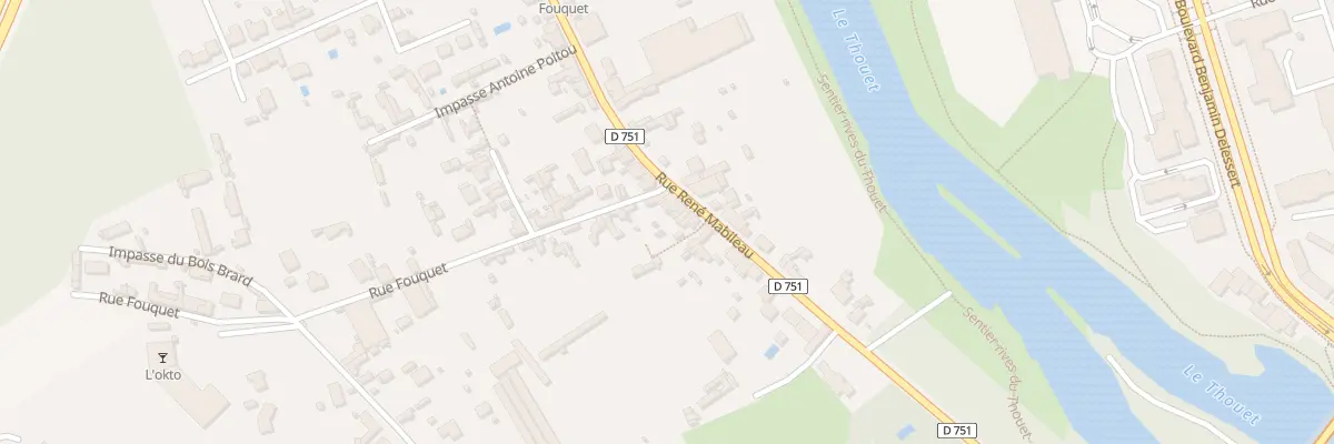 Plan du 84 Rue René Mabileau à Saumur