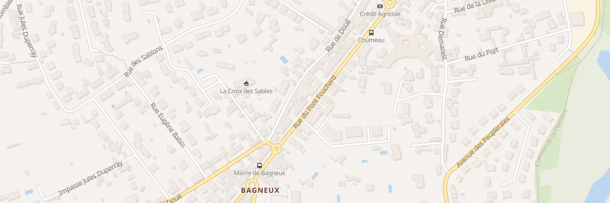 Plan du 98 Rue du Pont Fouchard à Saumur