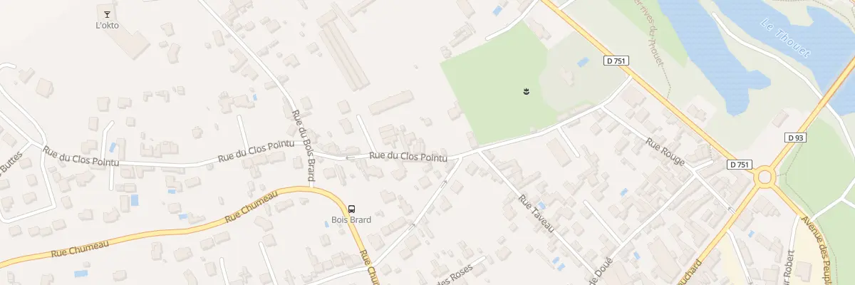 Plan du 26 Rue du Clos Pointu St Hilaire à Saumur