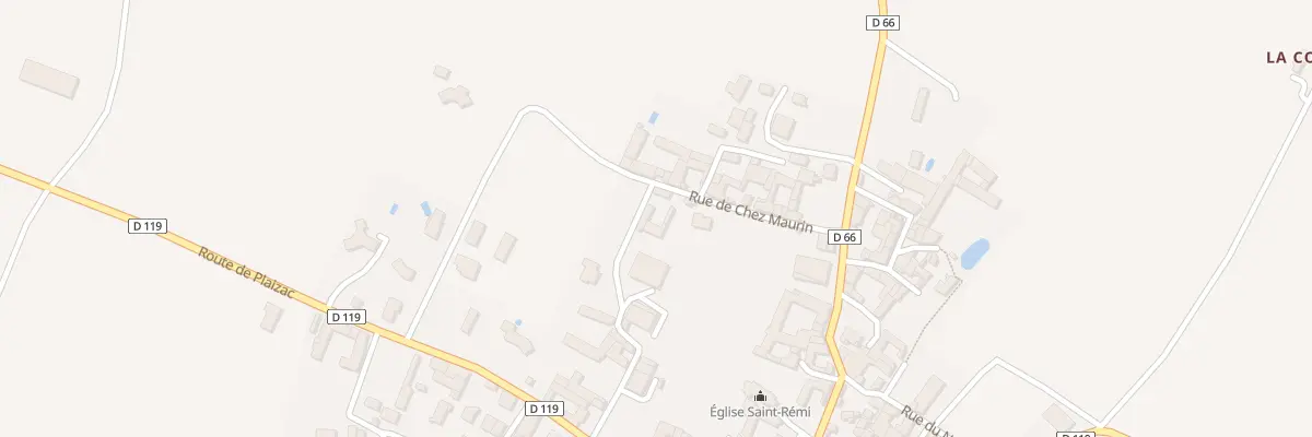 Plan du 121 Rue de Chez Maurin à Vaux-Rouillac