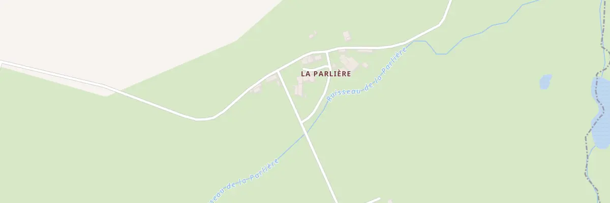 Plan du 10 La Parlière à Fomperron