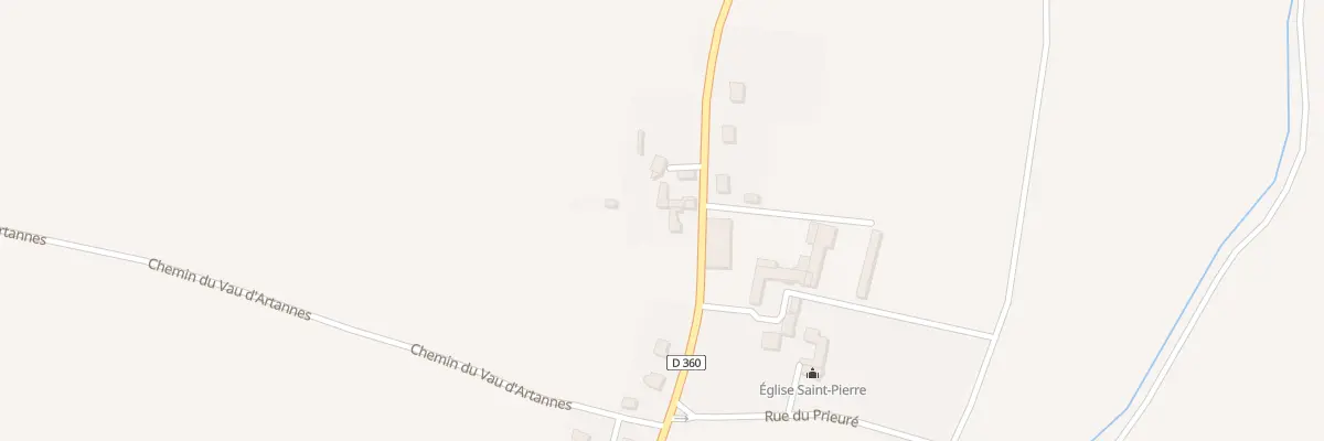 Plan du 403 Rue de Touraine à Artannes-sur-Thouet