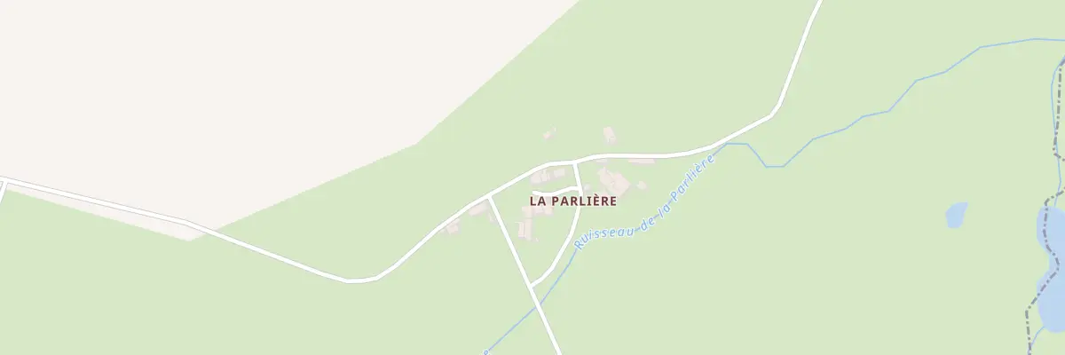 Plan du 4 La Parlière à Fomperron