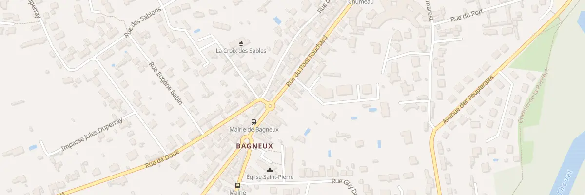 Plan du 109 Rue du Pont Fouchard à Saumur
