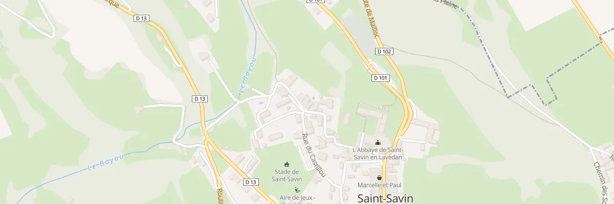 Plan du 4 Pl du Castillou à Saint-Savin