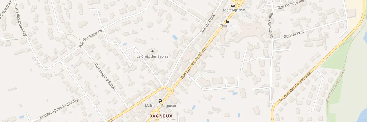 Plan du 101 Rue de Doué à Saumur