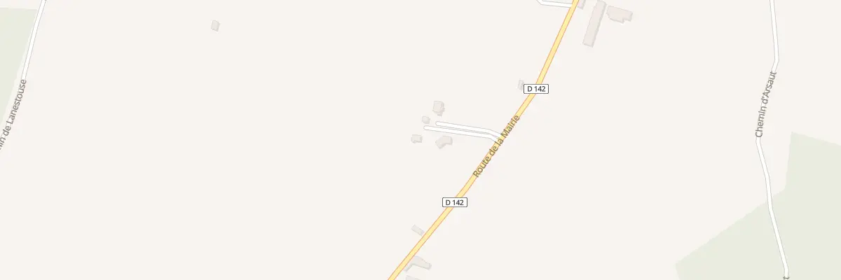 Plan du 15T Rte de la Mairie à Corbère-Abères