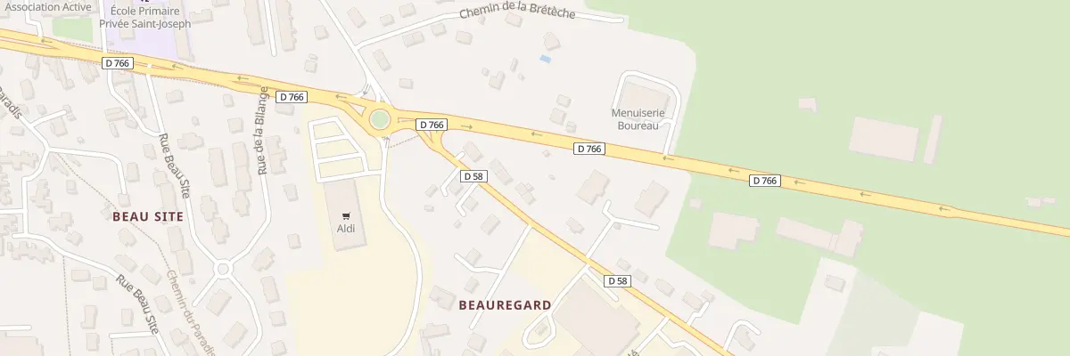 Plan du 8 Av de Chandelais à Baugé-en-Anjou