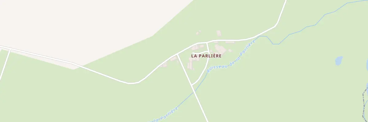 Plan du 2 La Parlière à Fomperron