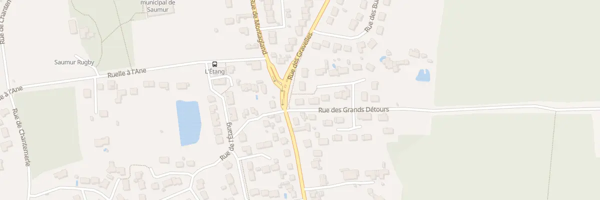 Plan du 1 Rue des Grands Détours à Saumur