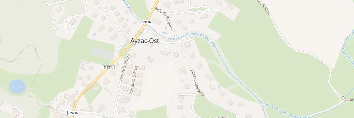 Plan du 4 All du Bergons à Ayzac-Ost