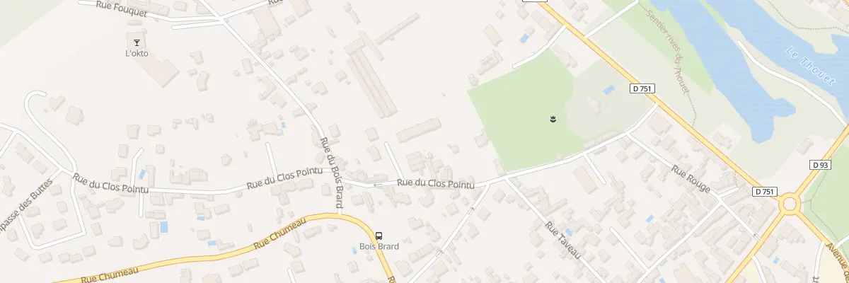 Plan du 34B Rue du Clos Pointu St Hilaire à Saumur