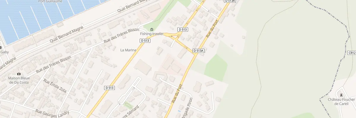 Plan du 61 Rue du Port à Dives-sur-Mer