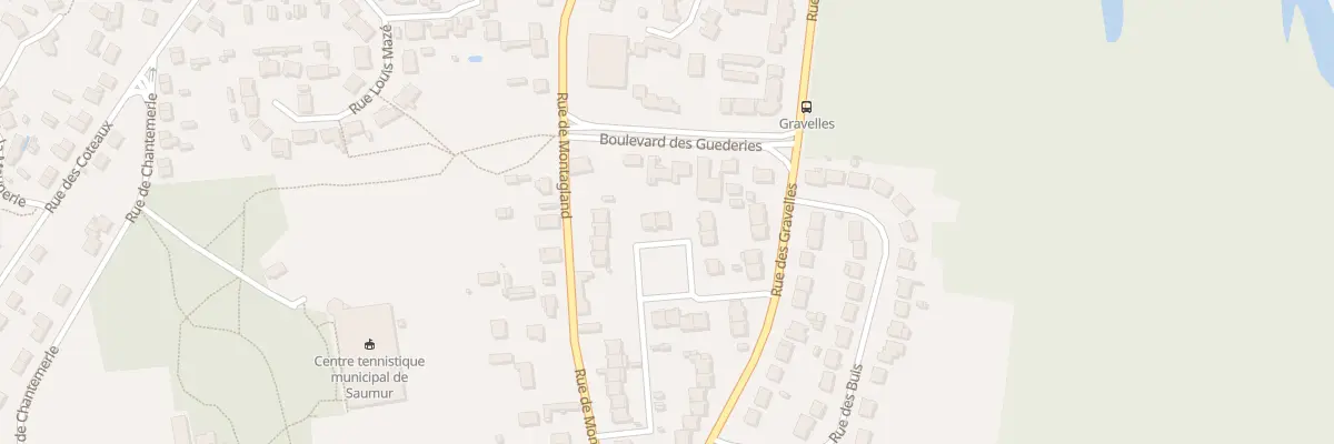 Plan du 8 Pl des Gravelles à Saumur