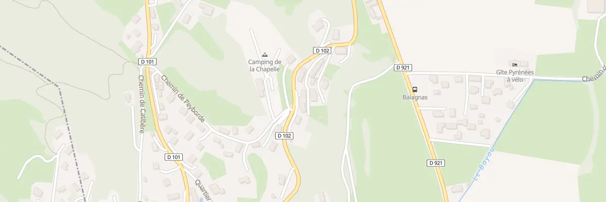 Plan du 9 Vieille Route de St Savin à Lau-Balagnas