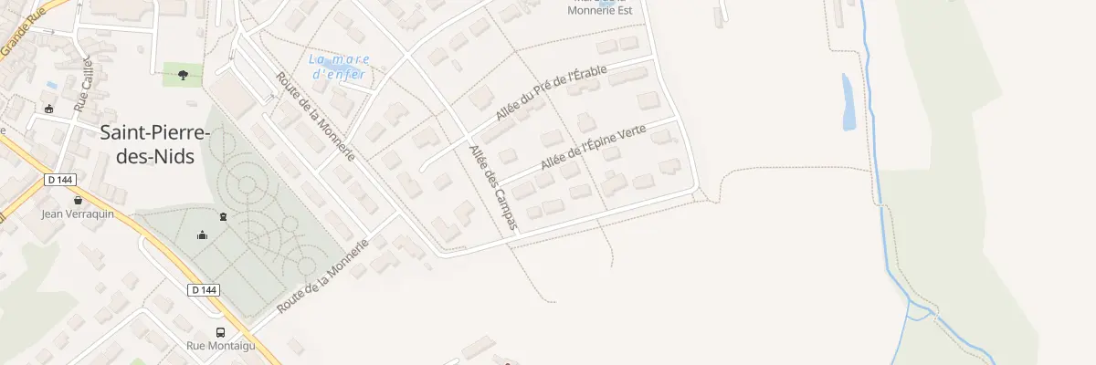 Plan du 4 All de l’Épine Verte à Saint-Pierre-des-Nids
