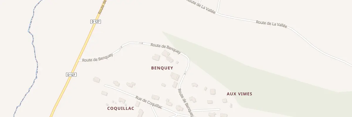 Plan du 3 Benquey à Mérignas