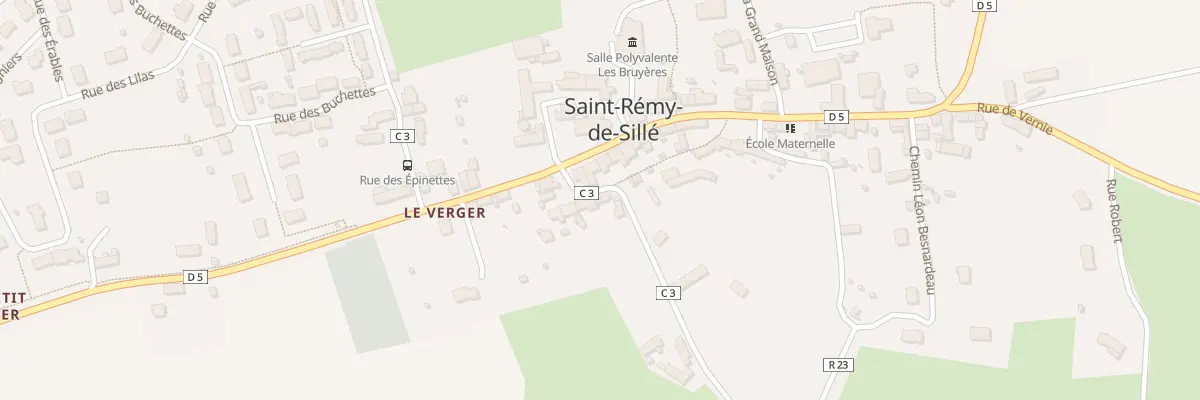 Plan du 5036 Le Bourg à Saint-Rémy-de-Sillé