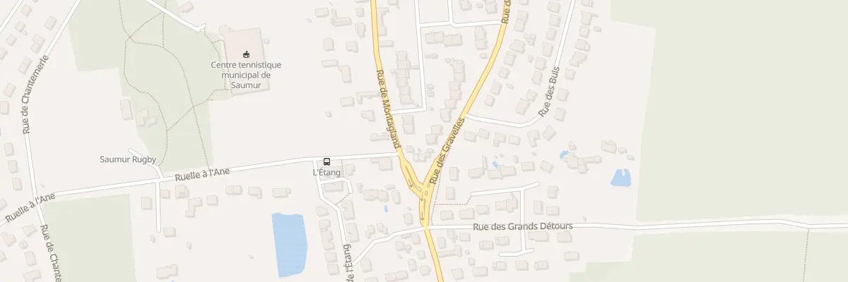 Plan du 726 Rue des Gravelles à Saumur